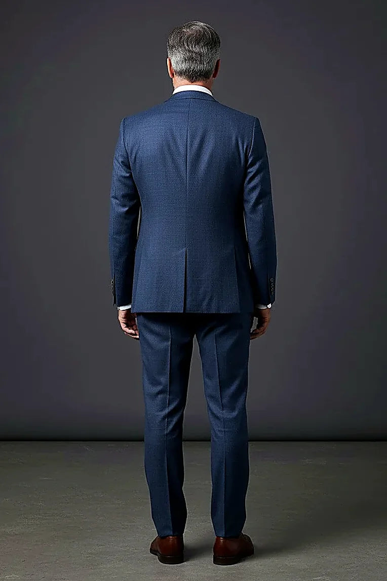 a reversible vest turning between navy and rich brown