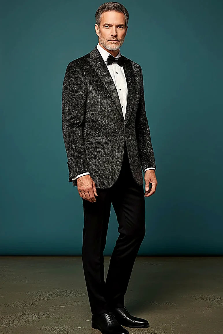 Black & Silver Shimmer Tuxedo