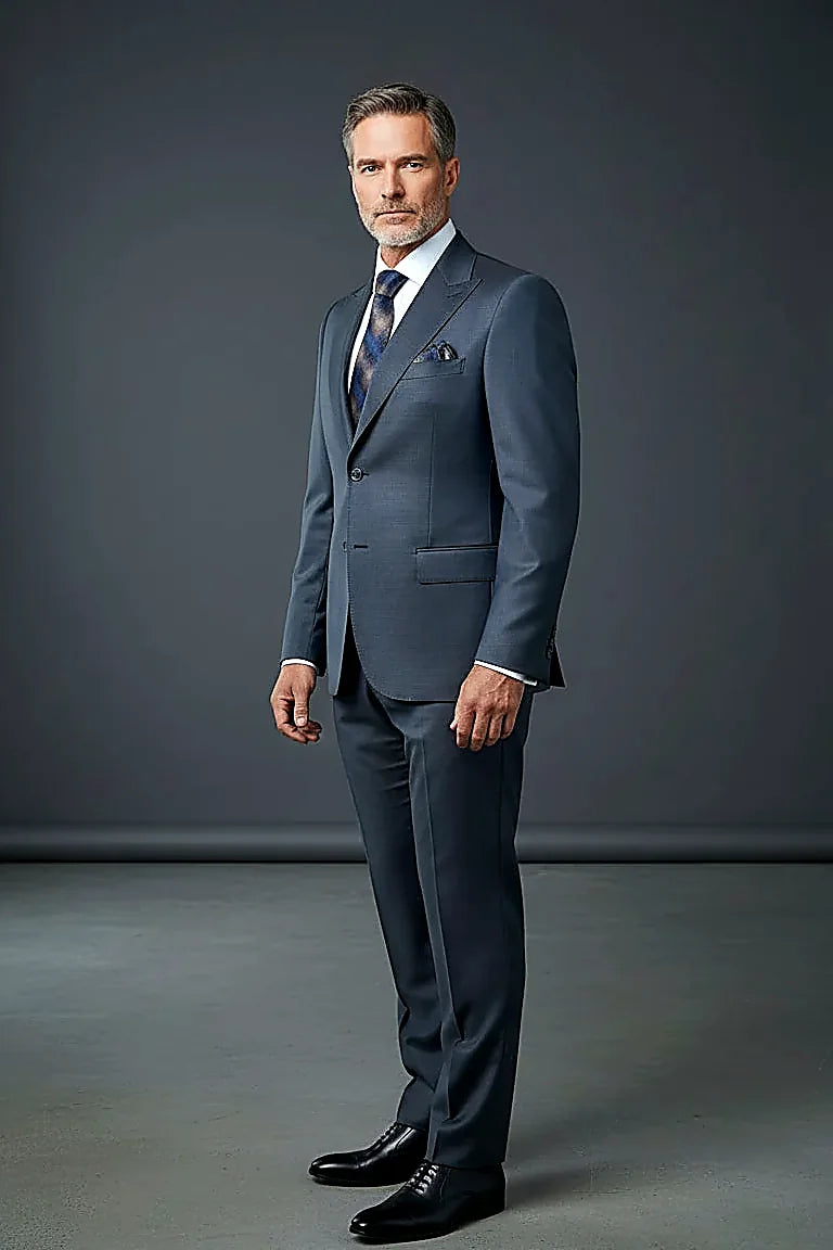 Boston Premium Wool Two-Piece Suit – Tailored Luxury Formalwear