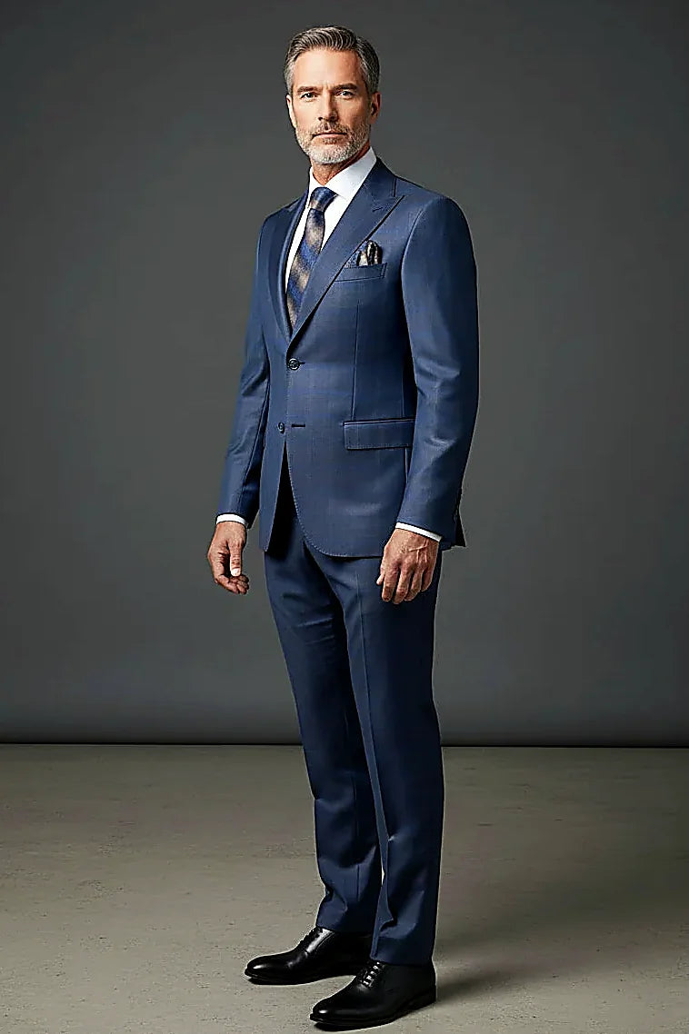 Boston Premium Wool Two-Piece Suit – Tailored Luxury Formalwear