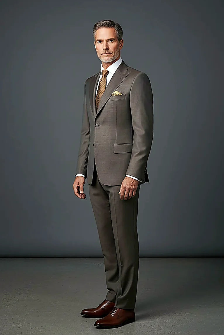 Boston Premium Wool Two-Piece Suit – Tailored Luxury Formalwear