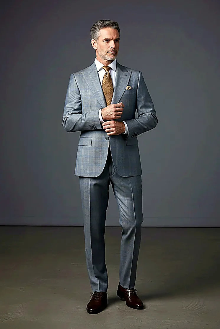Boston Premium Wool Two-Piece Suit – Tailored Luxury Formalwear