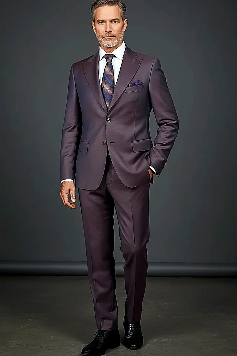 Boston Premium Wool Two-Piece Suit – Tailored Luxury Formalwear