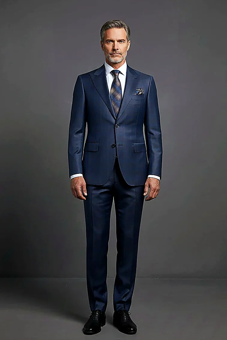 Boston Premium Wool Two-Piece Suit – Tailored Luxury Formalwear