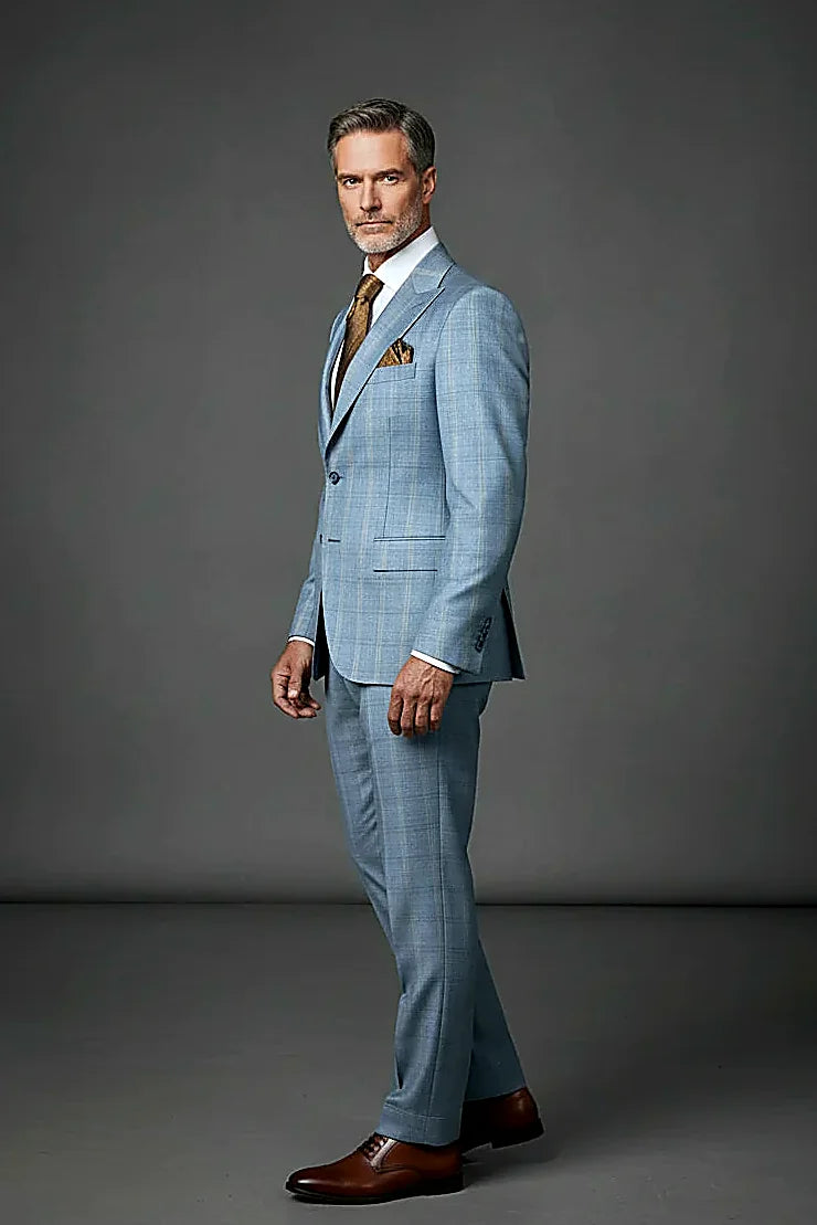 Boston Premium Wool Two-Piece Suit – Tailored Luxury Formalwear