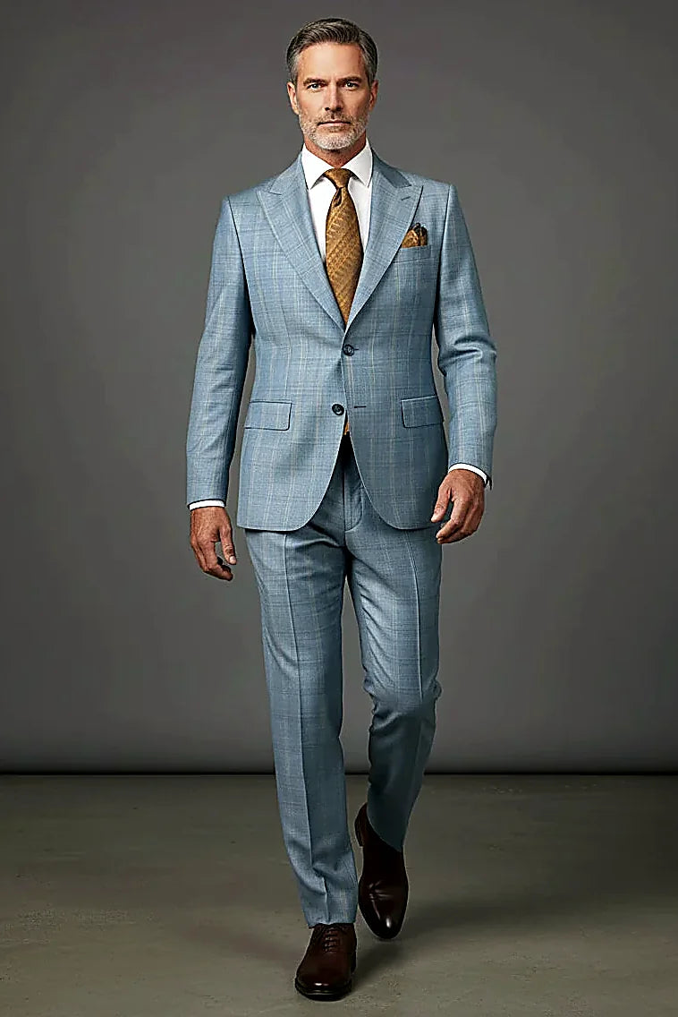 Boston Premium Wool Two-Piece Suit – Tailored Luxury Formalwear