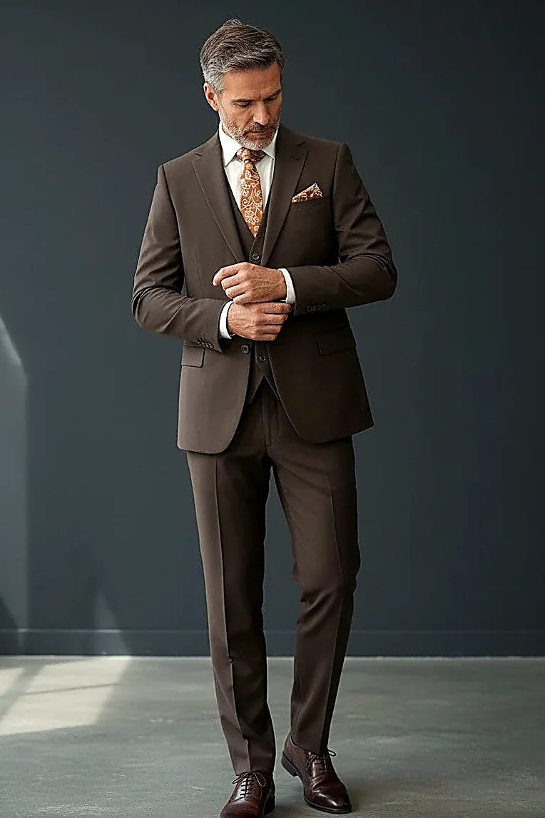 Classic Brown Suit – Timeless Elegance by