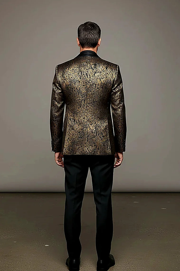 Gold Blazer showing a refined gold tone with meticulous finishing
