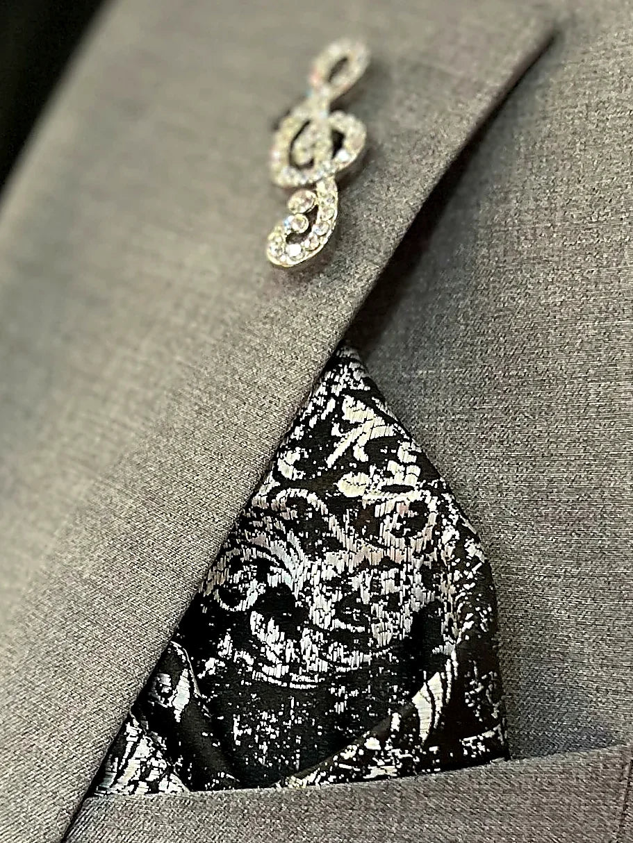 Heather Gray Three-Piece Suit | Elegance Collection
