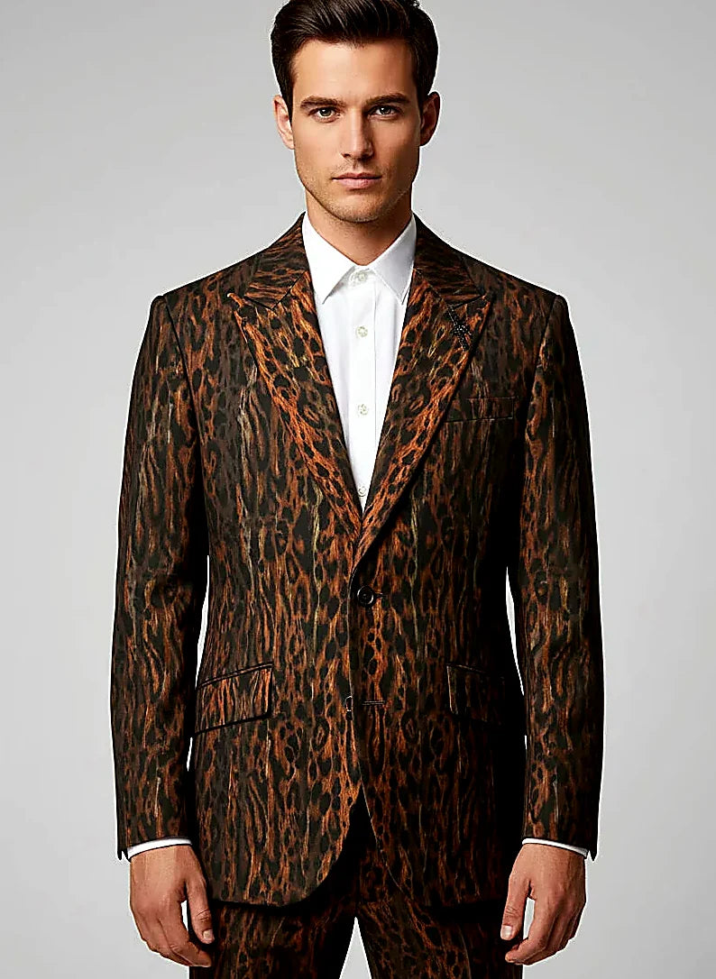 LEOPARD PRINT SUIT