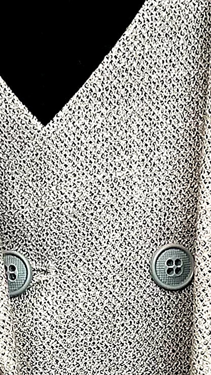 Slim Fit Linen-Blend Suit - Light Gray 3-Piece