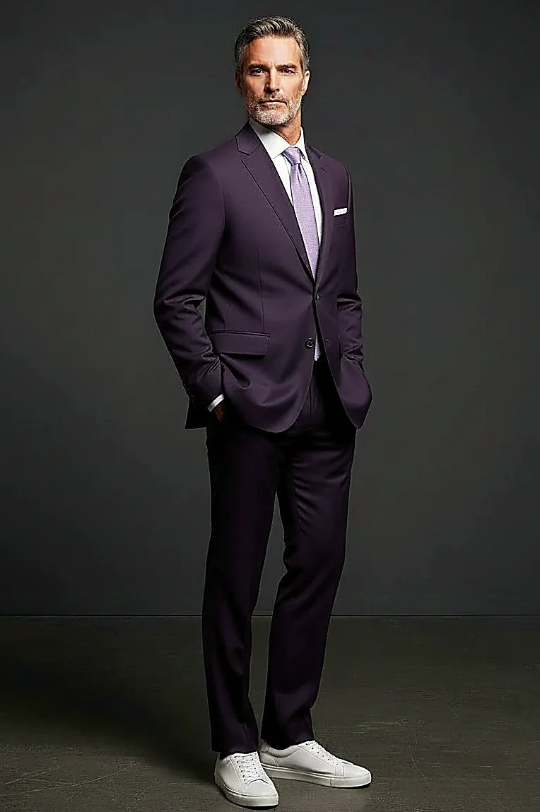 Masterclass modern luxury tailoring Wool Suit M7035