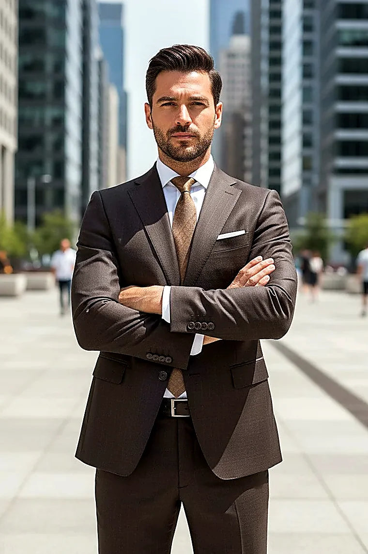 Masterclass modern luxury tailoring Wool Suit M7035