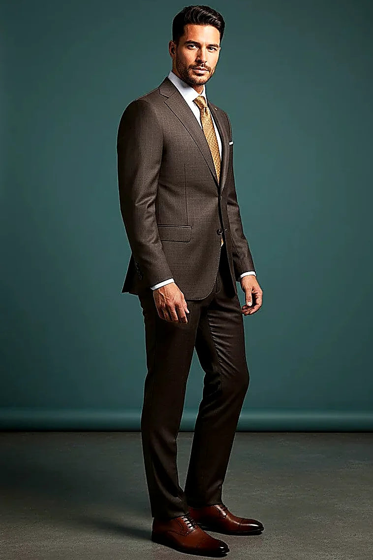 Masterclass modern luxury tailoring Wool Suit M7035