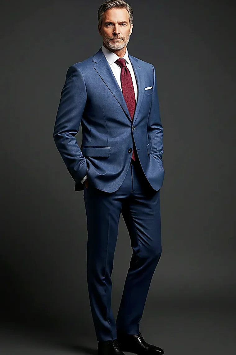 Masterclass modern luxury tailoring Wool Suit M7035