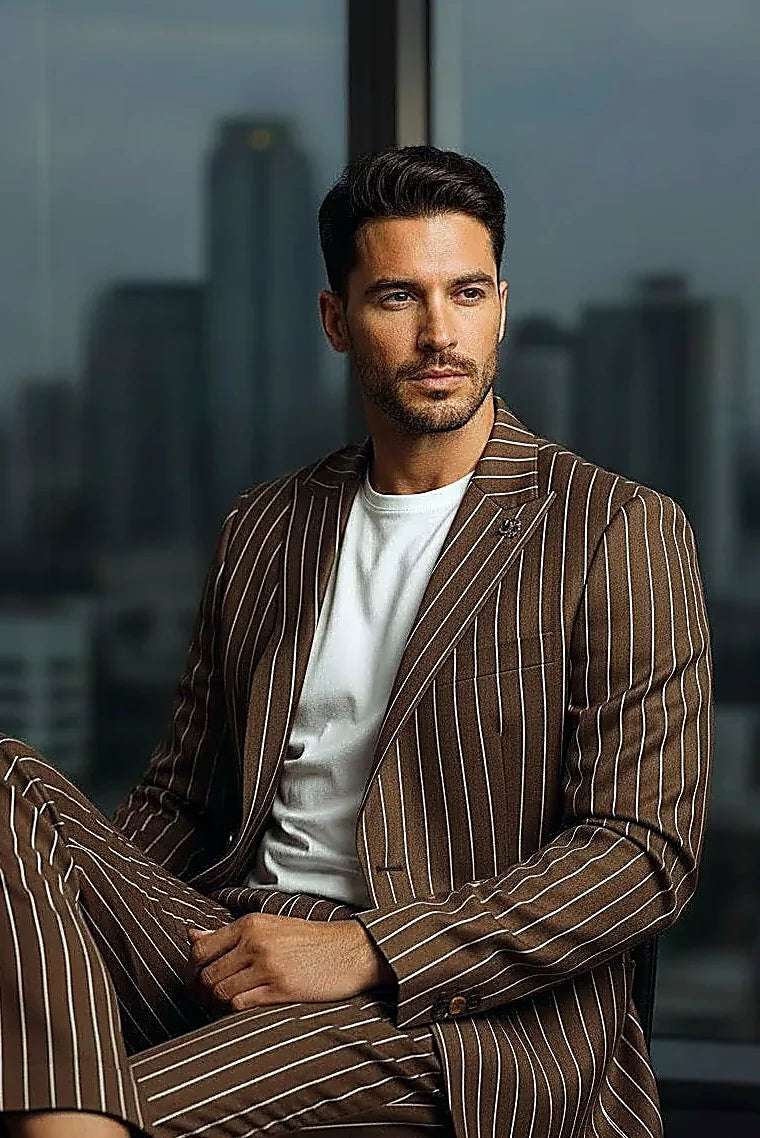 Pinstripe Seersucker Suit