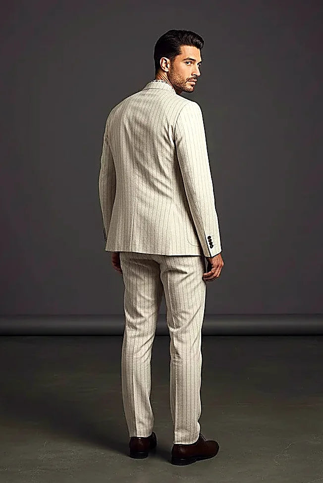 Pinstripe Seersucker Suit