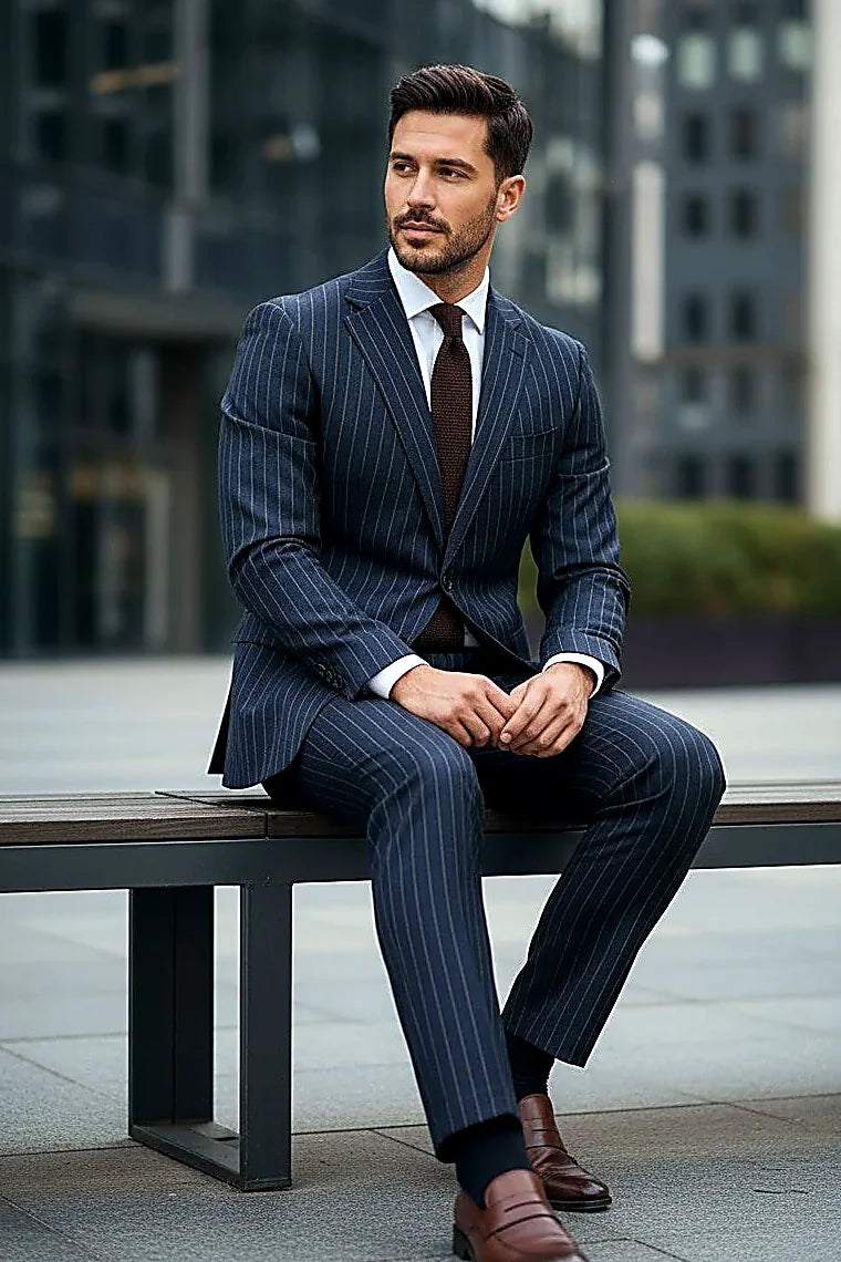 Pinstripe Seersucker Suit