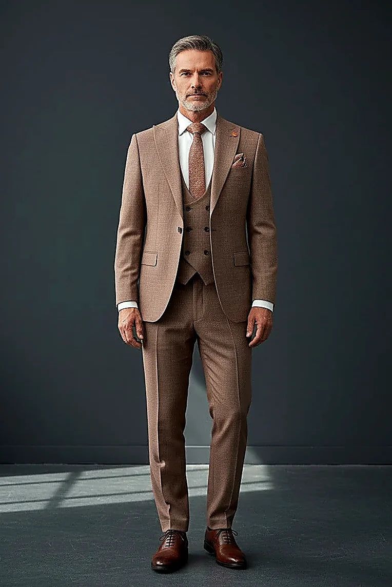 Premium 3-Piece Suit - Modern Slim Fit | M6433