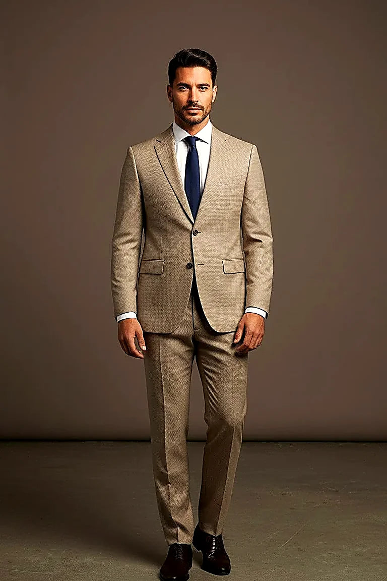 Premium Textured Micro-Pattern Suit