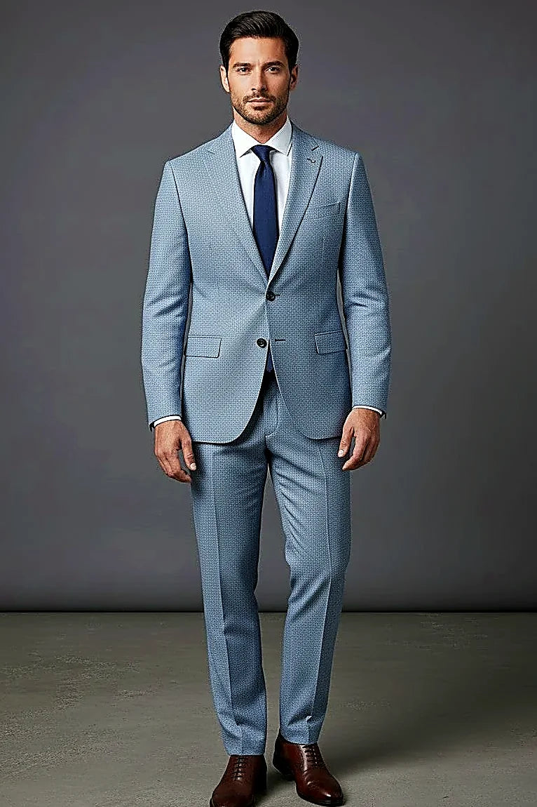 Premium Textured Micro-Pattern Suit