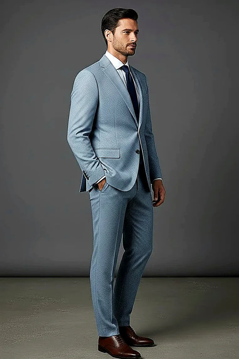 Premium Textured Micro-Pattern Suit