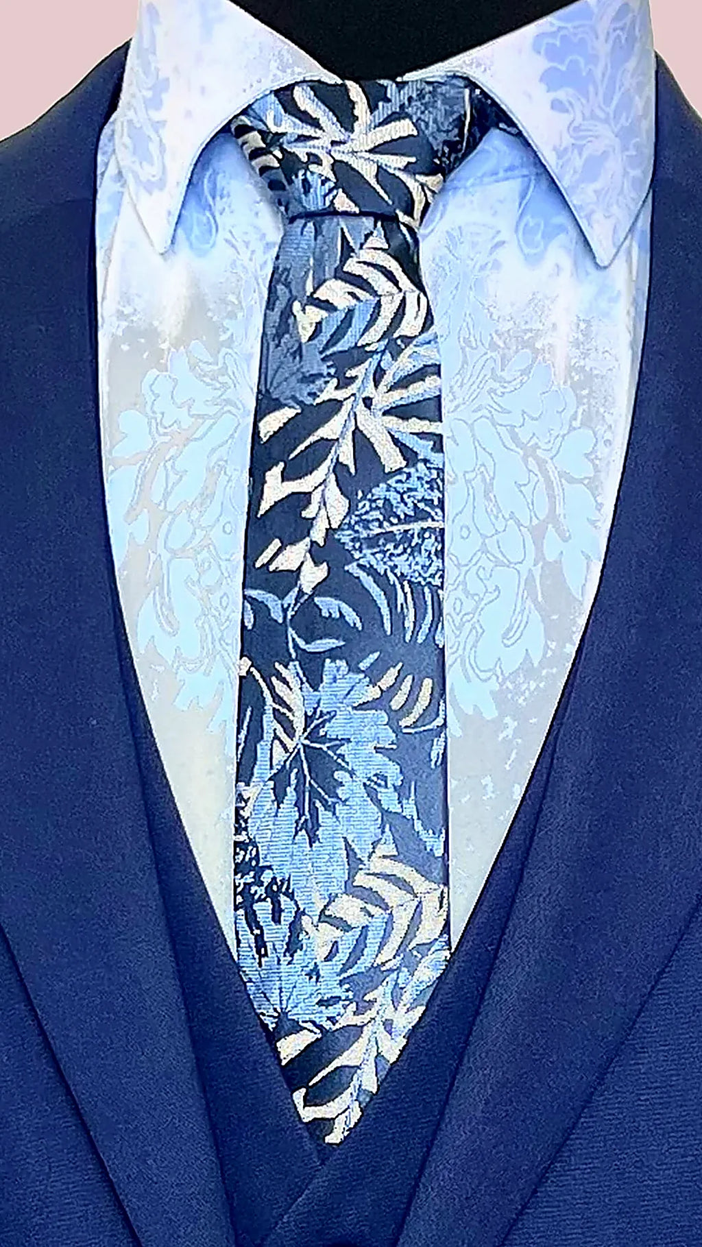 Regal Indigo Three-Piece Suit | Modern Tailored Ensemble