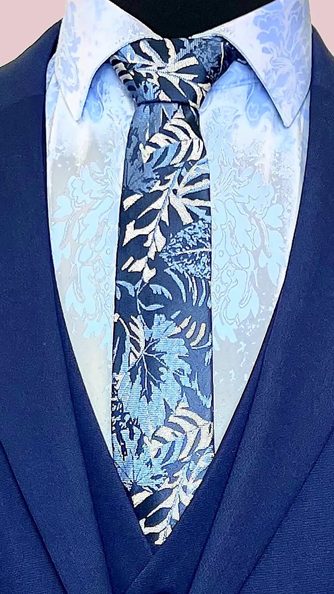 Regal Indigo Three-Piece Suit | Modern Tailored Ensemble