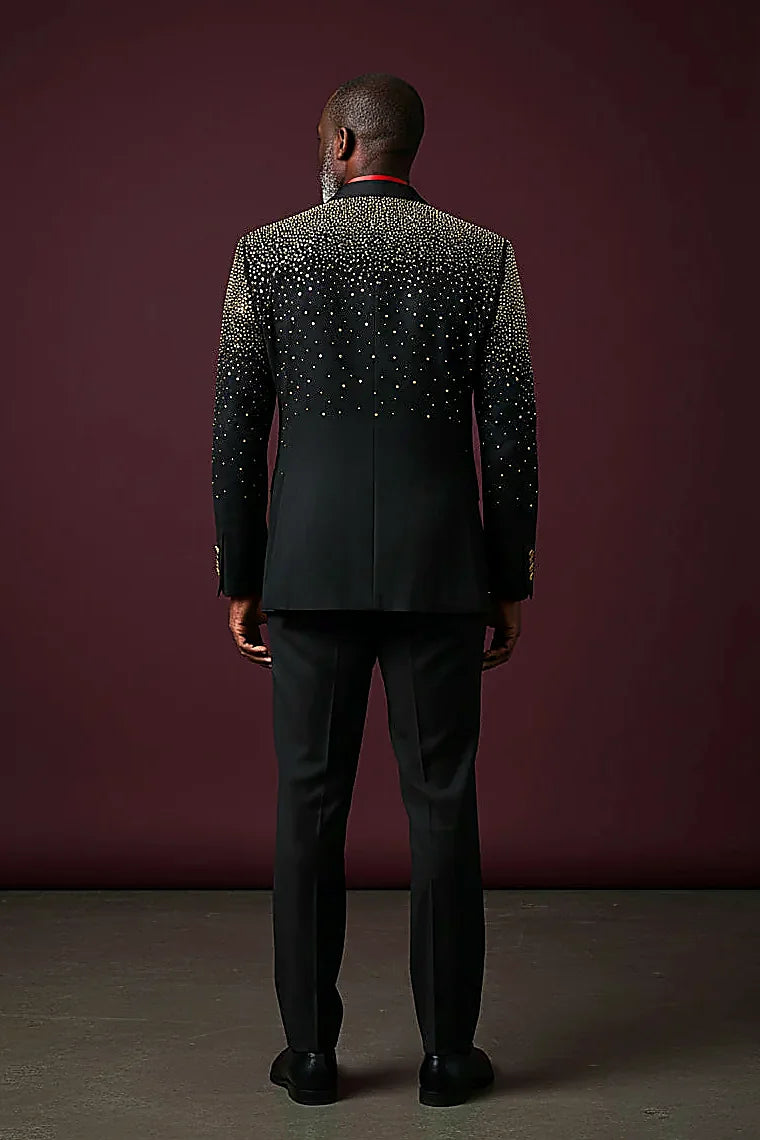 Rhinestone Masterpiece Men's Blazer