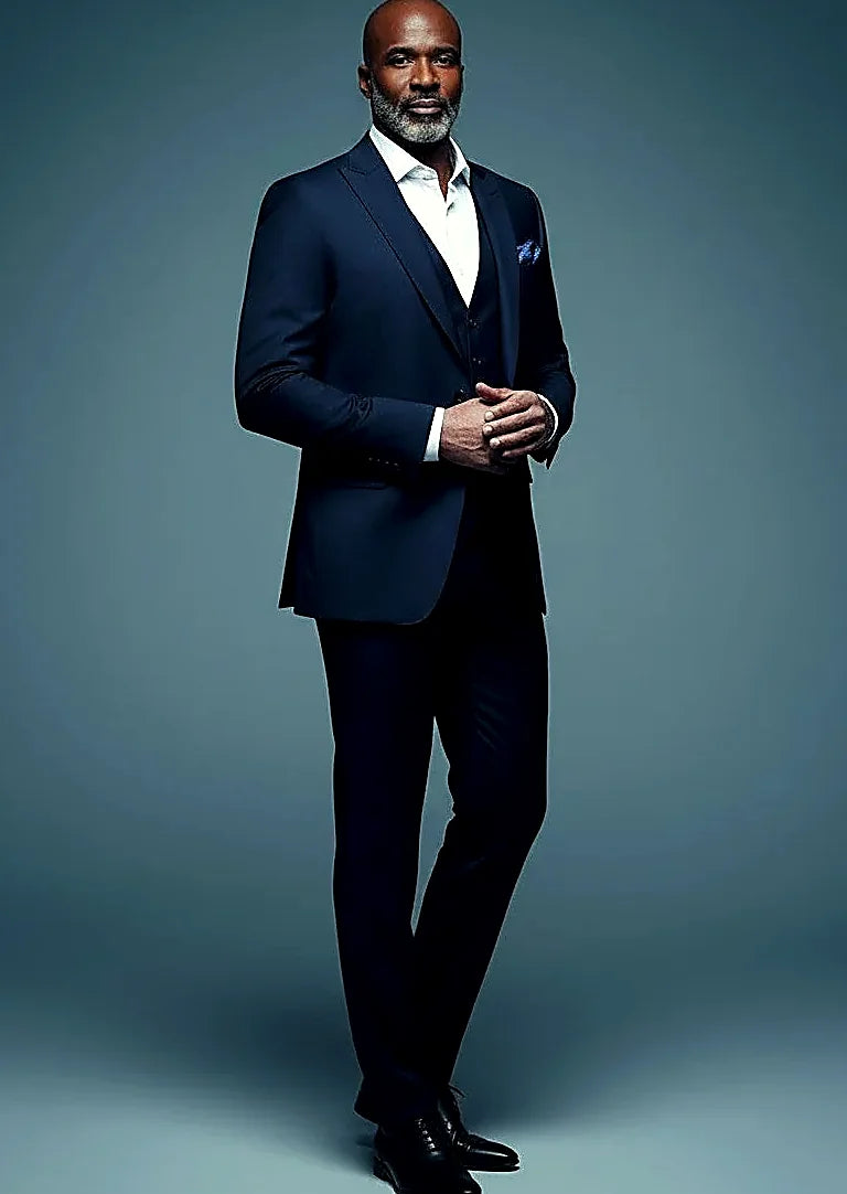 Slim Fit 3-Piece Suit | Jacket, Vest & Trousers