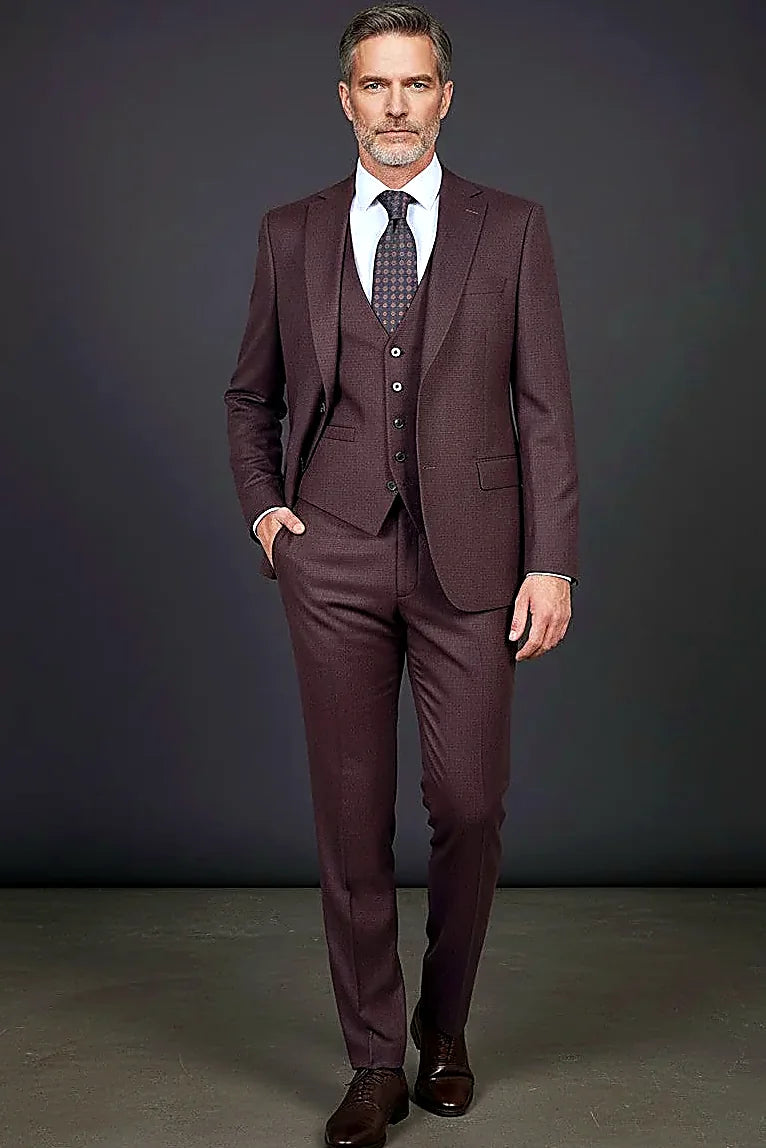 Three-Piece Dot Suit – Premium Tailored Menswear |