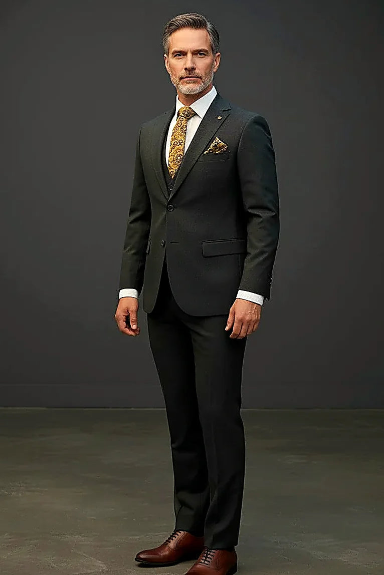 Three-Piece Dot Suit – Premium Tailored Menswear |