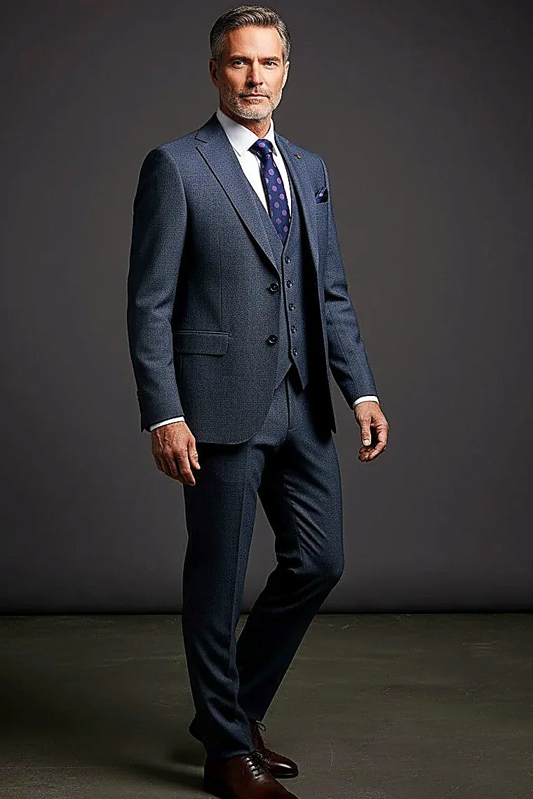 Three-Piece Dot Suit – Premium Tailored Menswear |