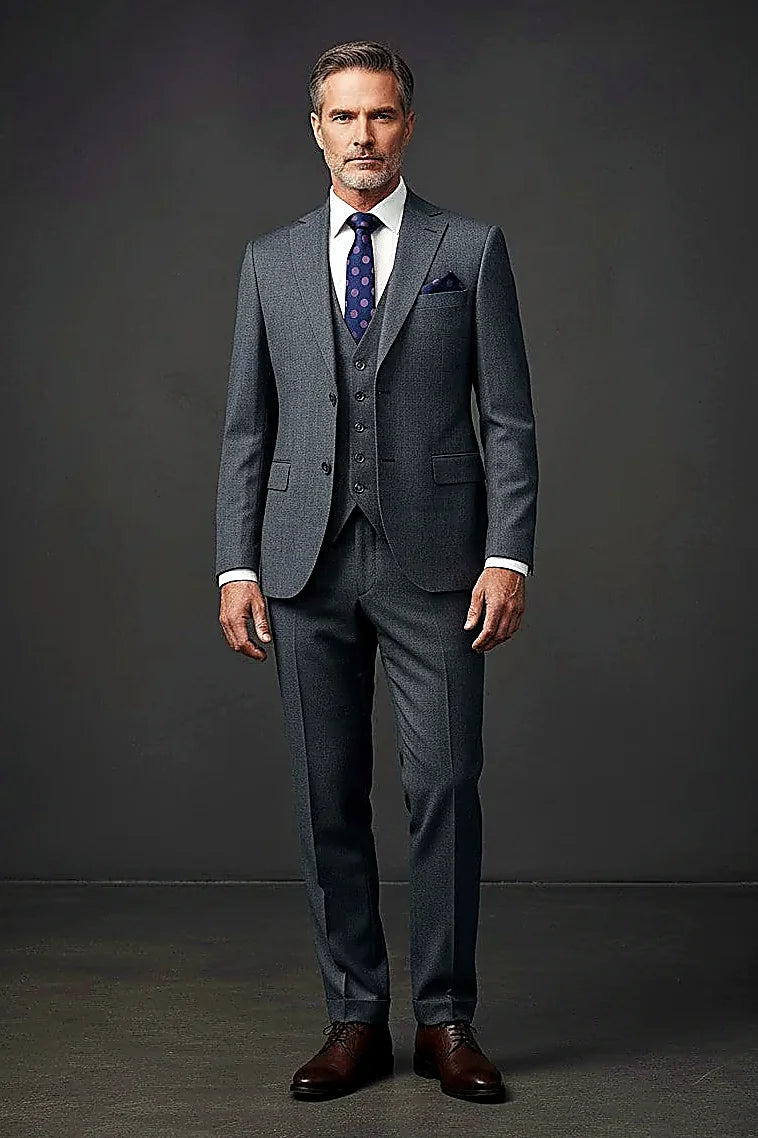 Three-Piece Dot Suit – Premium Tailored Menswear |