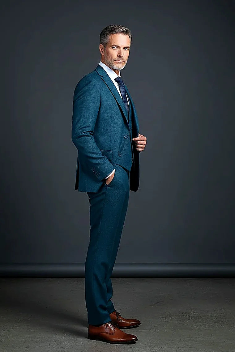 Three-Piece Dot Suit – Premium Tailored Menswear |