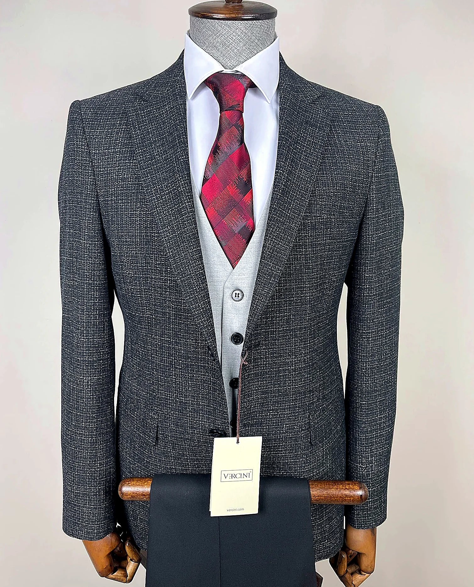 Three-Piece Tailored Suit | Premium Men's Suit |