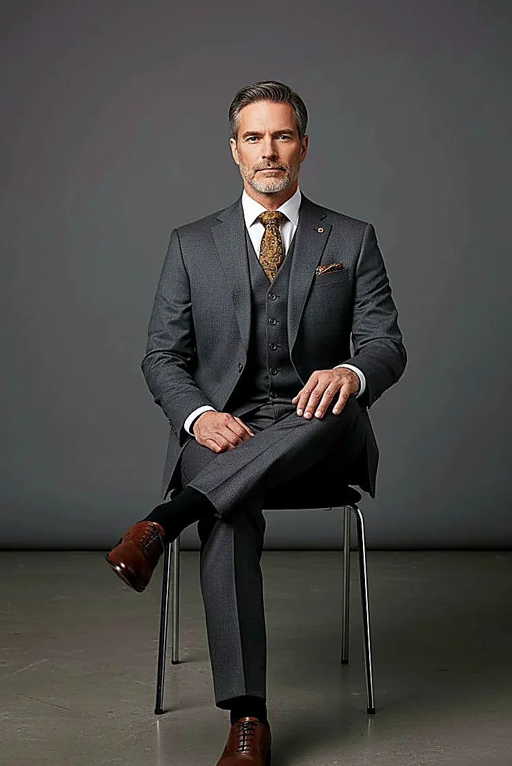 Timeless Three-Piece Suit – Classic Style, Fine Craftsmanship