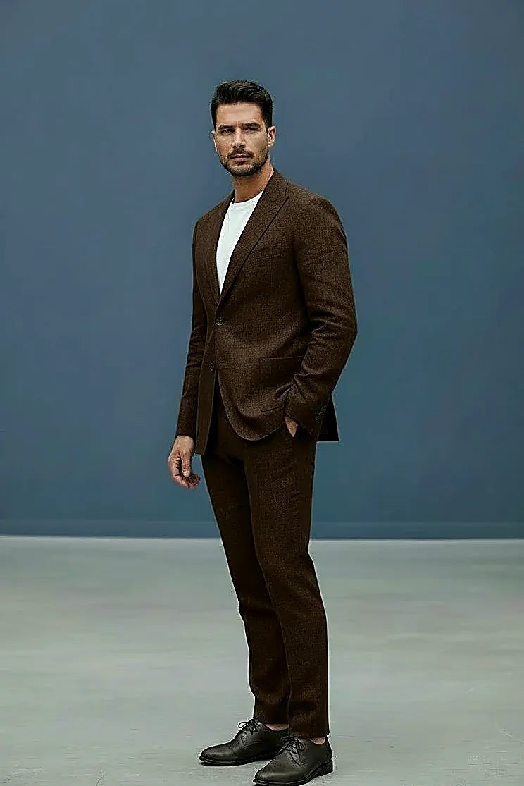 TWO-Piece 100% Washed Linen Suit breathable, tailored AND modern