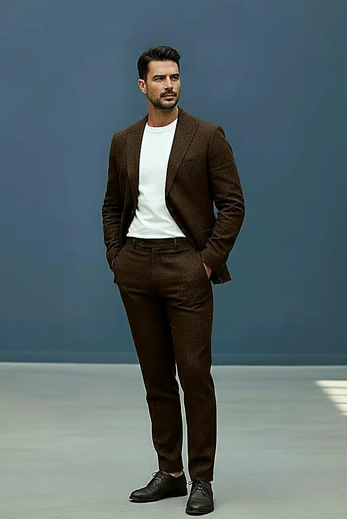 TWO-Piece 100% Washed Linen Suit breathable, tailored AND modern
