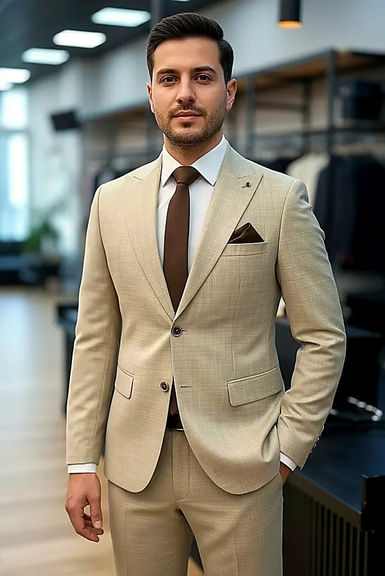 Versatile Vogue 2-Piece Suit | Slim Fit Men's Suit