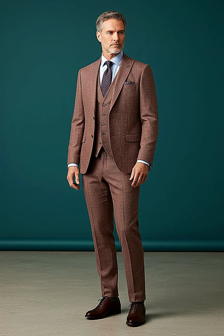 Virant High-Quality 3-Piece Textured Suit