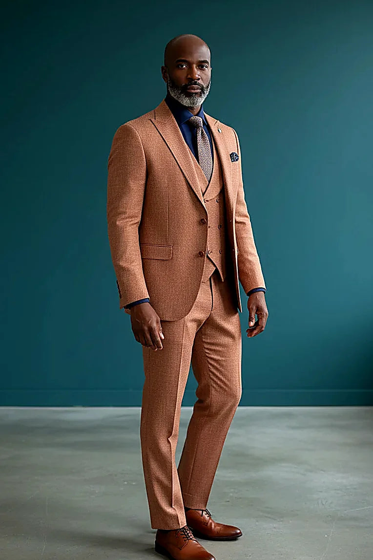 Virant High-Quality 3-Piece Textured Suit